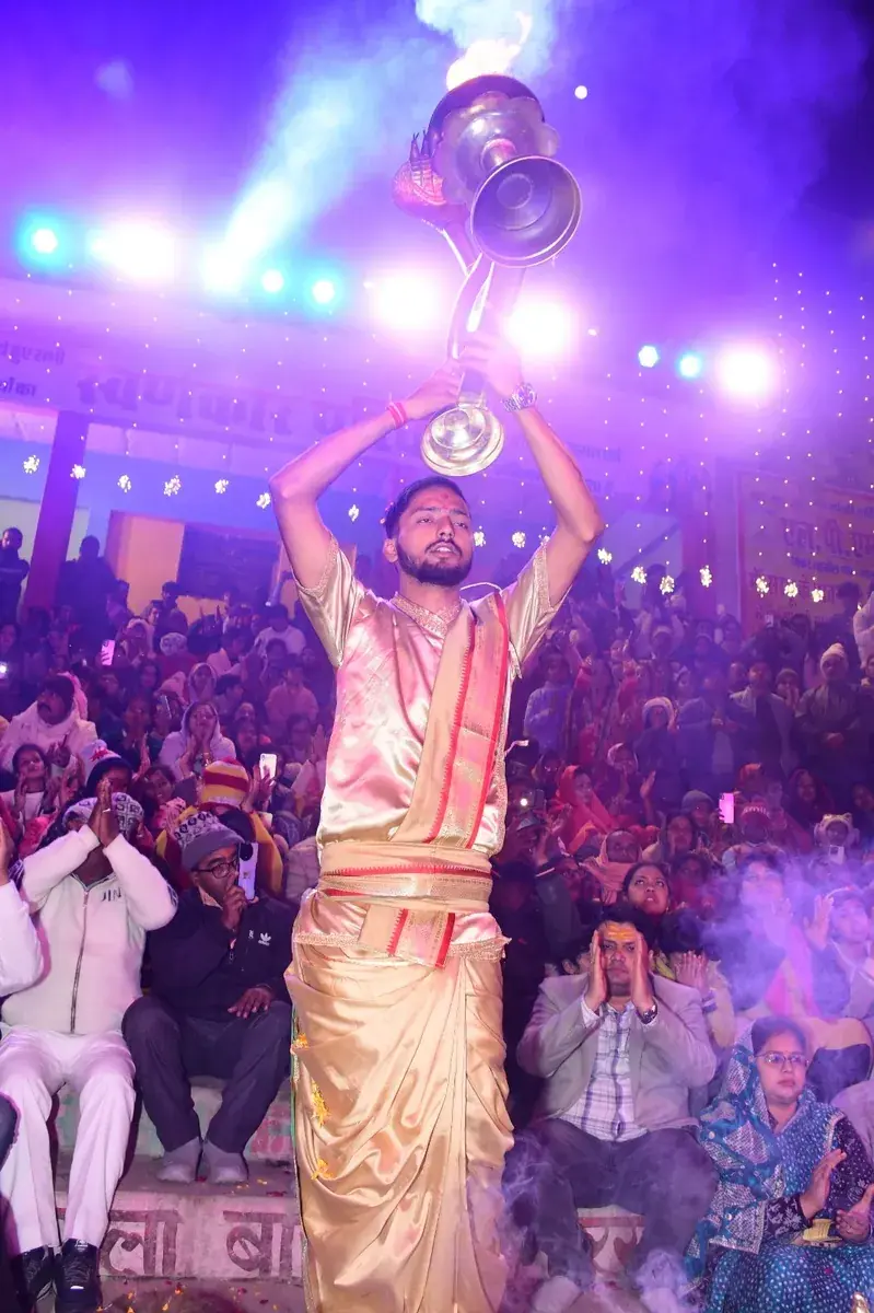Evening Ganga Maha Aarti at Kashi