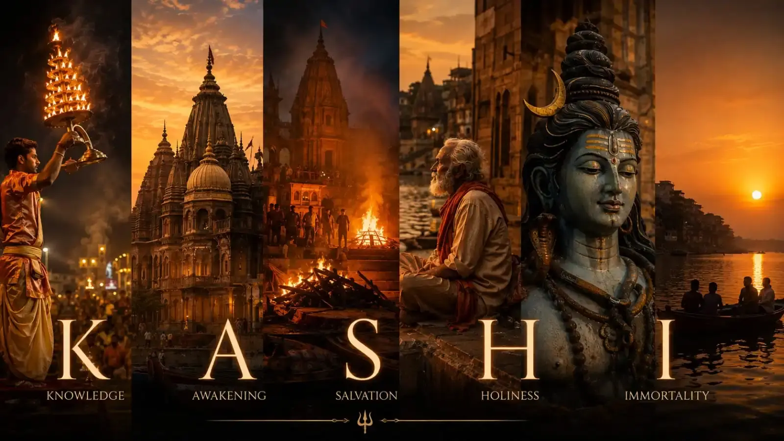 Kashi — the sacred city of Varanasi on the banks of the Ganga
